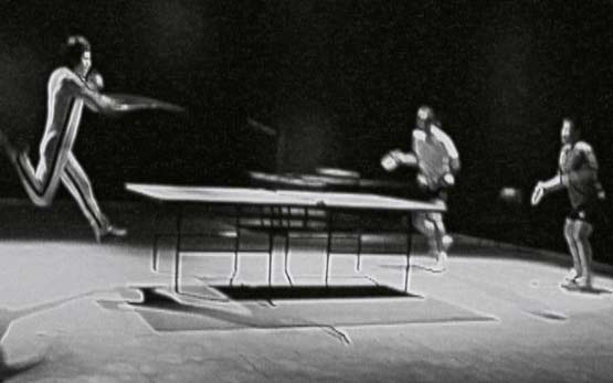 پینگ پونگ بازی کردن بروسلی