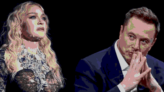 مدونا به ایلان ماسک